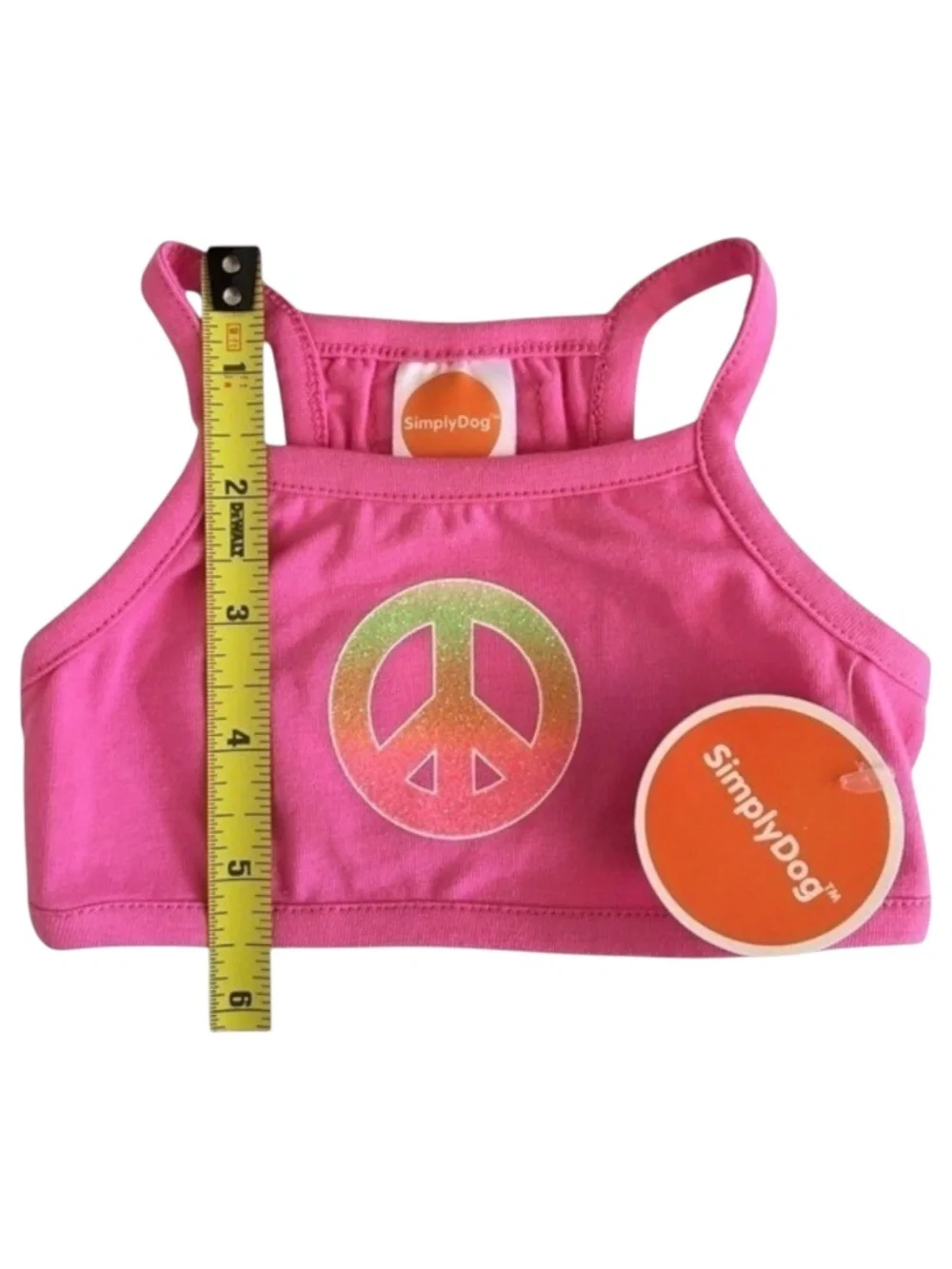 NWT SimplyDog 2pc Camo Skirt & Peace Top Dog Outfit Size S